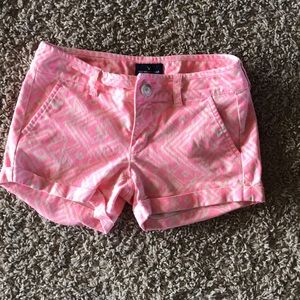 American Eagle hot pink Aztec print shorts! NWOT